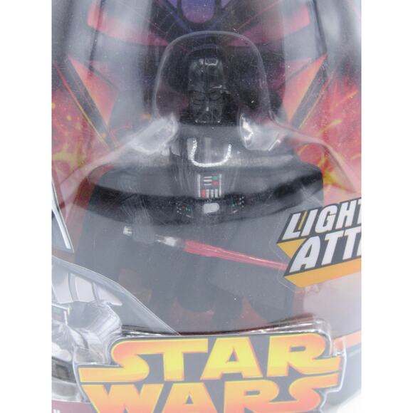 NEW Sealed Darth Vader Lightsaber Attack Revenge of the Sith Star Wars Figure - Picture 12 of 12